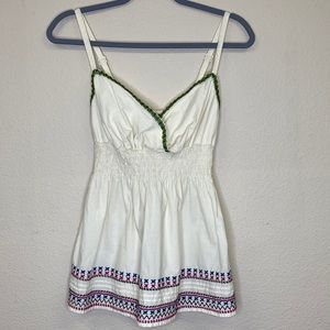 Tommy Hilfiger Embroidered Summer Top Size Medium